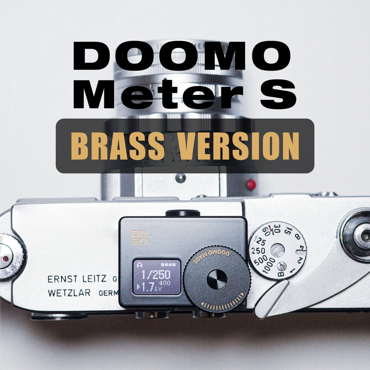 【NEW】DOOMO Meter S BRASS Version, Long Battery Life, Customizable Serv